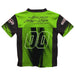 WOO Officially Licensed by Vive La Fete Halftones Green & Black Football Jersey - Vive La Fête - Online Apparel Store
