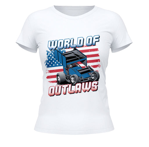 WOO Officially Licensed by Vive La Fete Extreme White Women T-Shirt - Vive La Fête - Online Apparel Store