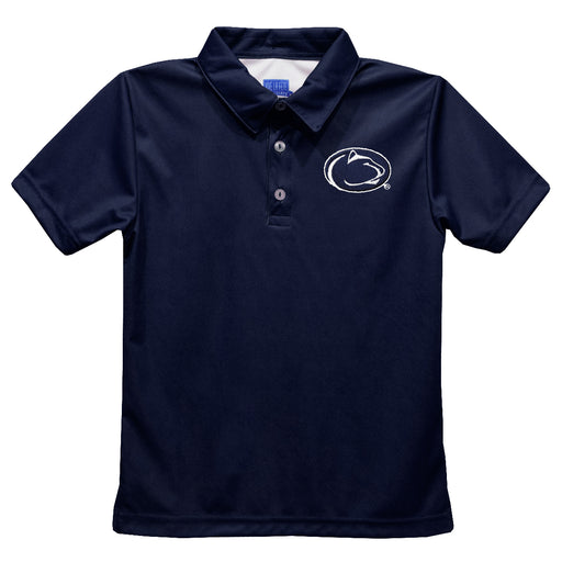 Penn State Nittany Lions Embroidered Navy Short Sleeve Polo Box Shirt