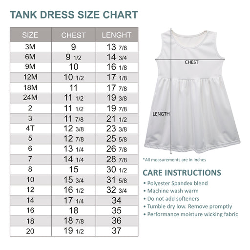 Middle Tennessee Big Logo Blue And White Stripes Tank Dress - Vive La Fête - Online Apparel Store
