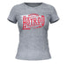 NHRA Officially Licensed by Vive La Fete National Hotrod Association Grey Heather Women T-Shirt