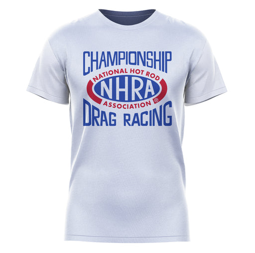 NHRA Officially Licensed by Vive La Fete Championship Drag Racing White Men T-Shirt