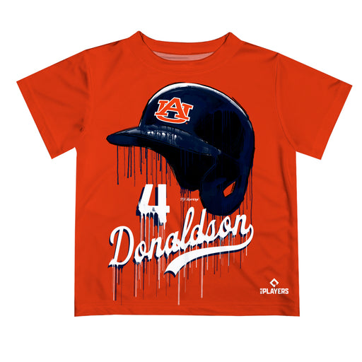 MLB Players Association Josh Donaldson Auburn Tigers MLBPA Officially Licensed by Vive La Fete Dripping T-Shirt