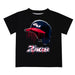 Louisiana State University Tigers Original Dripping Baseball Helmet Black T-Shirt by Vive La Fete