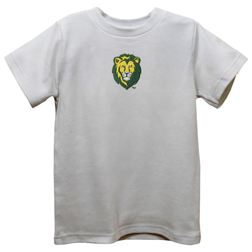 Southeastern Louisiana Lions Embroidered White Knit Short Sleeve Boys Tee Shirt