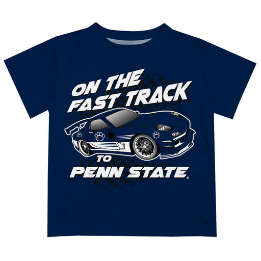 Penn State Nittany Lions Vive La Fete Fast Track Boys Game Day Navy Short Sleeve Tee