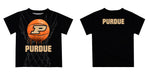 Purdue University Boilermakers Original Dripping Basketball Black T-Shirt by Vive La Fete - Vive La Fête - Online Apparel Store