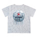 Richmond Spiders Original Dripping Soccer White T-Shirt by Vive La Fete