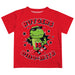 Rutgers State University Scarlet Knights Vive La Fete Dino-Mite Boys Game Day Red Short Sleeve Tee