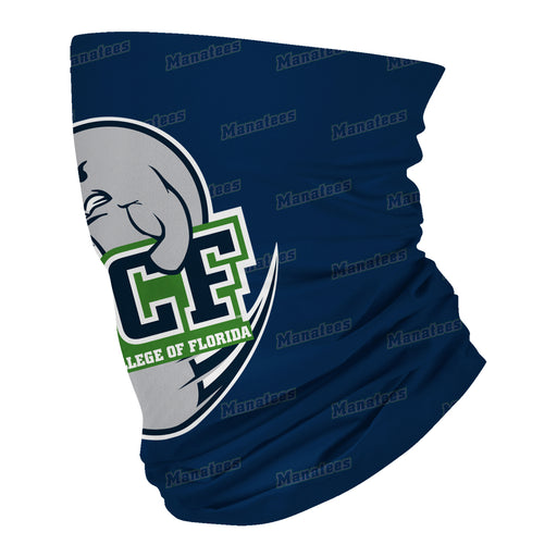 State College of Florida Manatees Vive La Fete All Over Logo Game Day Collegiate Face Cover Soft 4 Way Stretch Neck Gait - Vive La Fête - Online Apparel Store