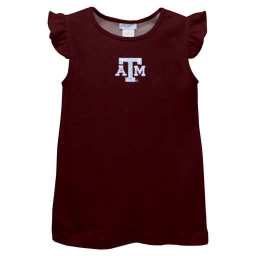 Texas AM Aggies Embroidered Maroon Knit Angel Sleeve