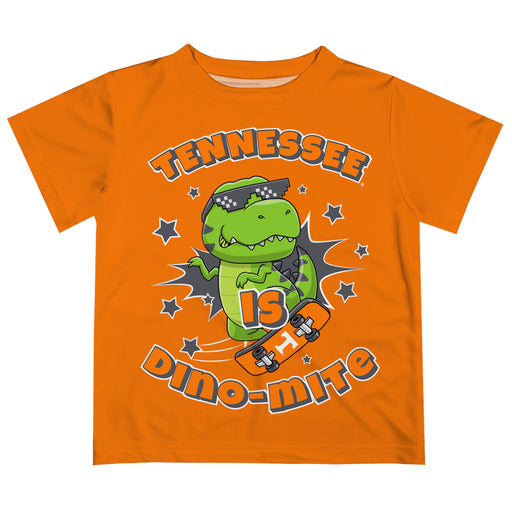 Tennessee Vols Vive La Fete Dino-Mite Boys Game Day Orange Short Sleeve Tee