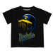 Toledo Rockets Original Dripping Baseball Helmet Black T-Shirt by Vive La Fete