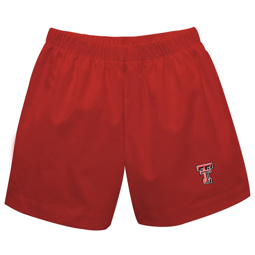 Texas Tech Red Embroidered  Pull On Short - Vive La Fête - Online Apparel Store