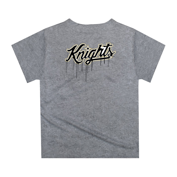 UCF Knights Original Dripping Baseball Hat Gold T-Shirt by Vive La Fete - Vive La Fête - Online Apparel Store