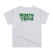 North Texas Mean Green Original Dripping Football White T-Shirt by Vive La Fete - Vive La Fête - Online Apparel Store