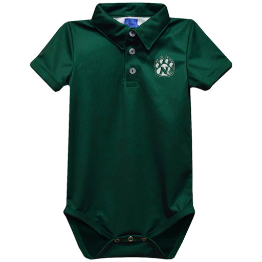 Northwest Missouri State University Bearcats Embroidered Hunter Green Solid Knit Polo Onesie