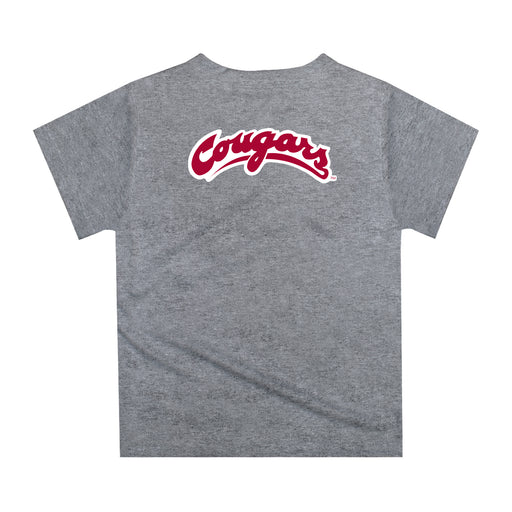 Washington State University WSU Cougars Original Dripping Basketball Gray T-Shirt by Vive La Fete - Vive La Fête - Online Apparel Store