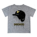 Wichita State Shockers WSU Original Dripping Baseball Hat Gray T-Shirt by Vive La Fete