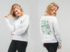 Mexico National Soccer Team Impressions Artwork Women Cotton Fleece Long Sleeve Crew Neck - Vive La Fête - Online Apparel Store