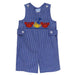 Crabs Applique Royal Gingham Boys Jon Jon
