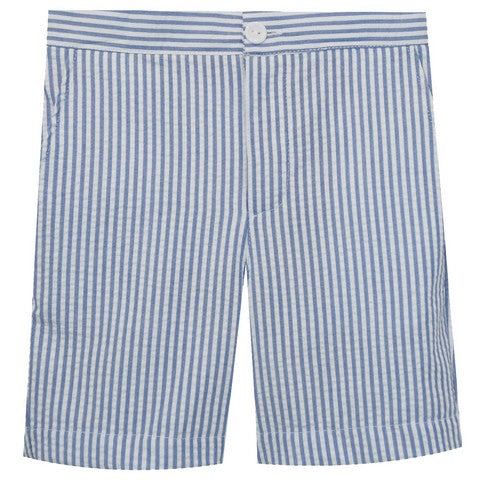 Royal Stripe Seers Boys Structured Short