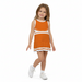 Orange and White Sleeveless Chearleader Set - Vive La Fête - Online Apparel Store