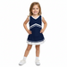 Navy and White Sleeveless Chearleader Dress - Vive La Fête - Online Apparel Store