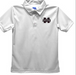 Mississippi State Bulldogs Embroidered White Short Sleeve Polo Box Shirt - Vive La Fête - Online Apparel Store