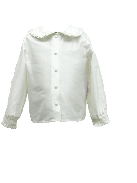 White Silk Blouse - Vive La Fête - Online Apparel Store