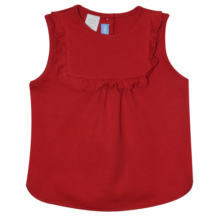 Red Knit Girls Top - Vive La Fête - Online Apparel Store