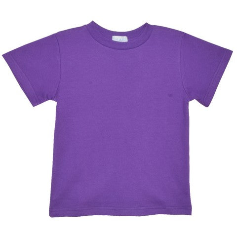 Purple Knit Boys Tee Shirt