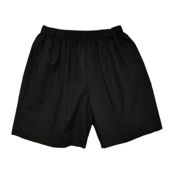 Black pull on short