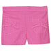 Pink With White Dots Girls Short With Pockets