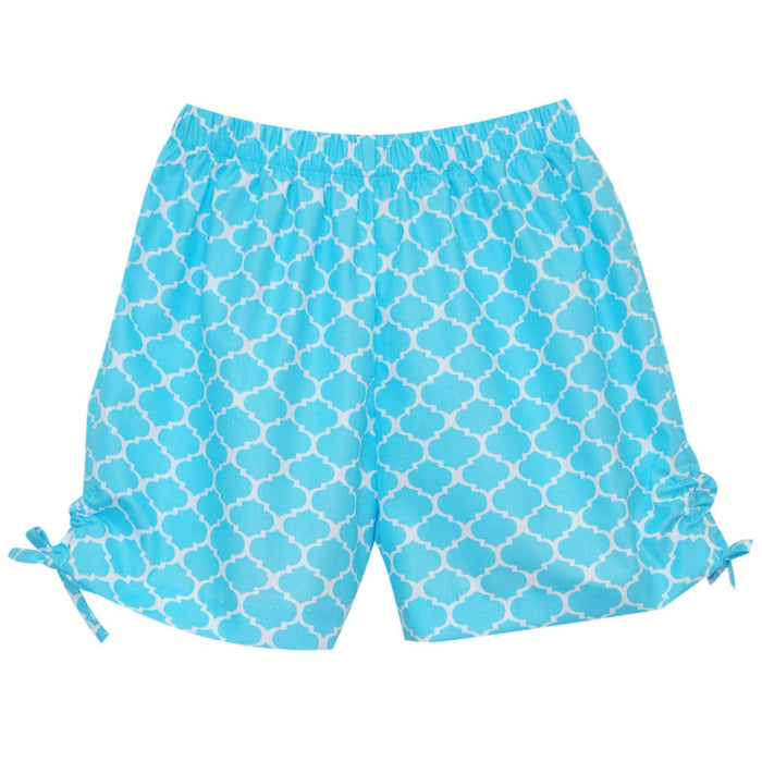Aqua Print Girls Short