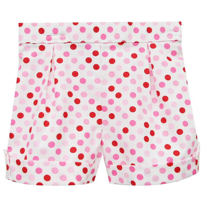 Pink and Red Dots Girls Short