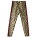 Animal Print Colors Stripe Gold Leggings