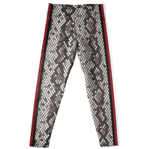 Animal Print Colors Stripe Gray Leggings