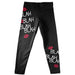 Lips Black Leggings