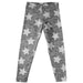 Stars Print Gray Leggings