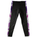 Tie Dye Stripe Black Leggings