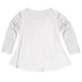 White Solid Long Sleeve Laurie Top