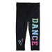 Dance and Heart Black Capri Leggings