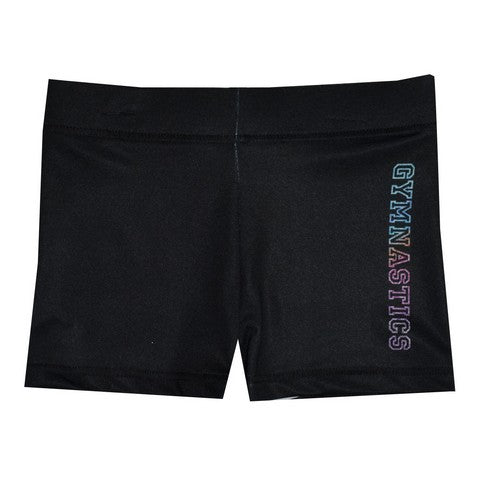 Gymnastics Black Shorties
