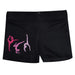 Gymnastics Silhouette Black Shorties