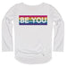 Be You White Long Sleeve Knot Top