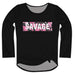 Savage Black Long Sleeve Knot Top