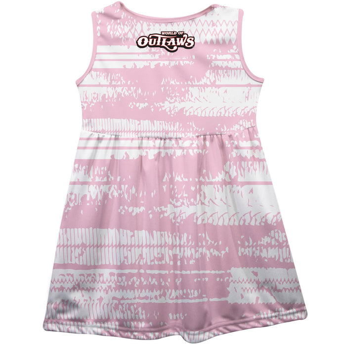 WOO Officially Licensed by Vive La Fete Tracks Pink Tank Dress - Vive La Fête - Online Apparel Store