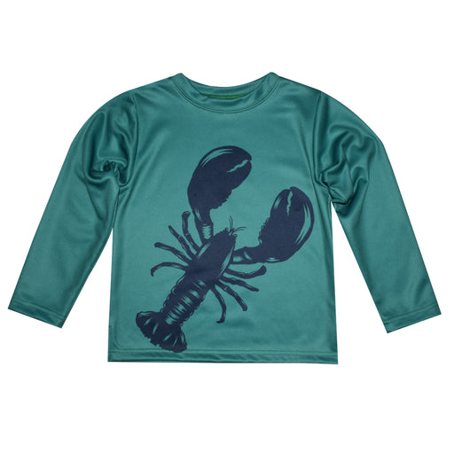 Lobster Green Fleece Sweatshirt With Side Vents