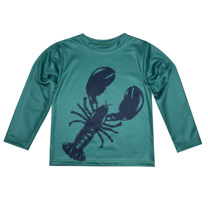 Lobster Green Fleece Sweatshirt With Side Vents